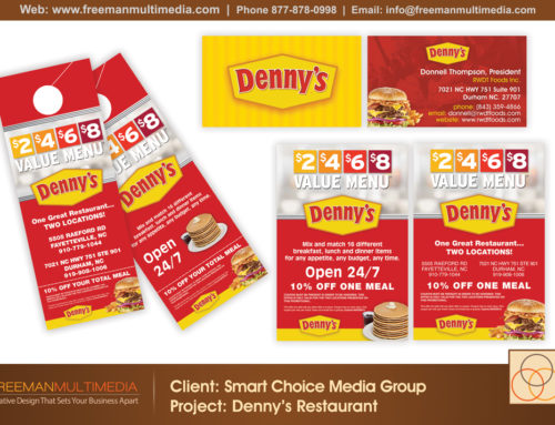 Denny’s Restaurant Branding Package
